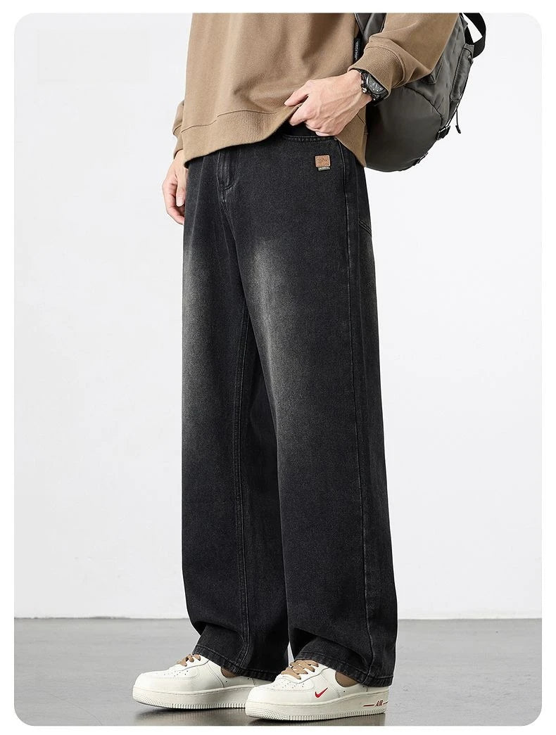 Men's Vintage Loose-Fit Baggy Jeans | Spring & Autumn