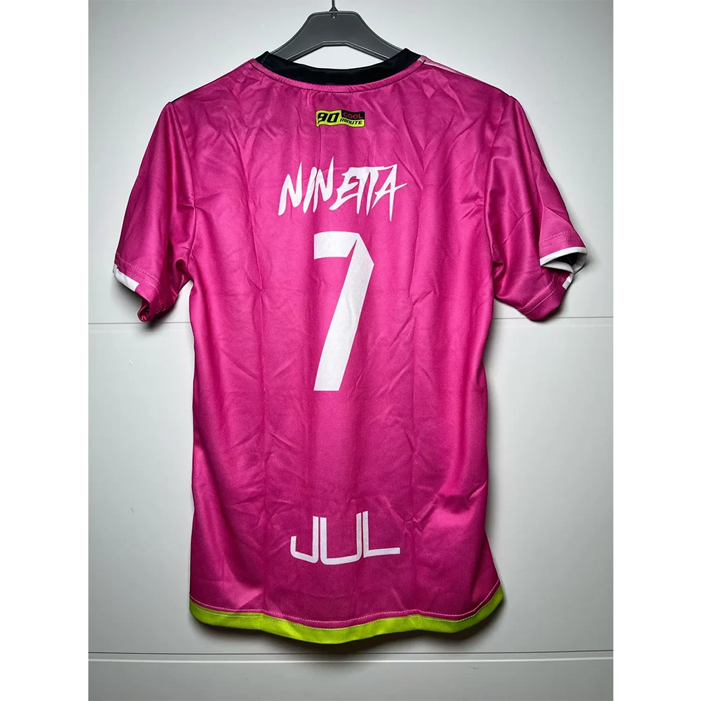 New Maillot JUL T-shirt Summer Youth Breathable And Quick-drying Training Football Shirts Unisex Custom Sports 90 Minute Jerseys