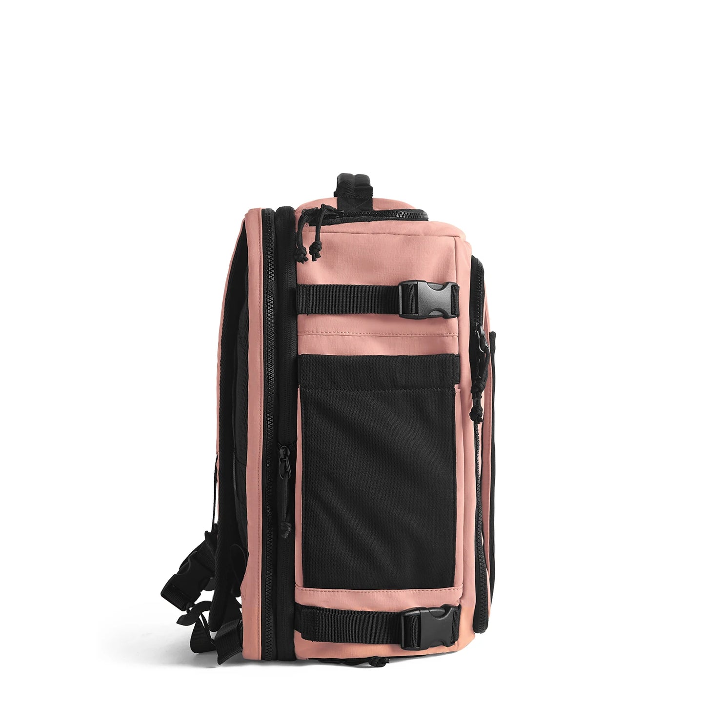 BAGSMART Men Women Travel Backpack with Shoe Compartment Airplane Compression Backpack Waterproof Anti‑theft Cabin Bag