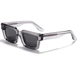 HBK Punk Vintage Square Men's  Sunglasses Brand Design Small Frame Sun Glasses Party Travel Glasses Gift Ideal Choice