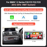 12.3'' BMW F20/F21/F22/F23 Linux CarPlay & Android Auto Screen