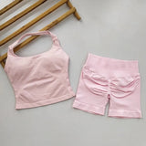 Seamless Halter Yoga & Fitness Set