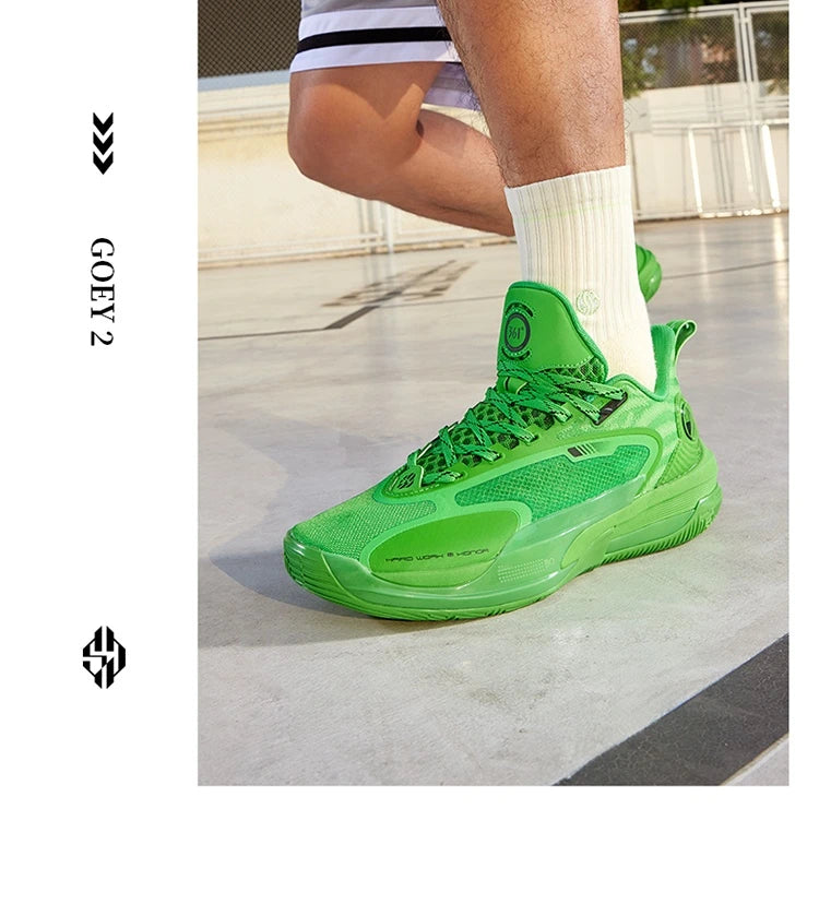 361 Degrees GOEY 2.0 Men Basketball Shoes Breathable Guard Cushioning Wear Resistant Protection Ankle Male Sneakers 672511117