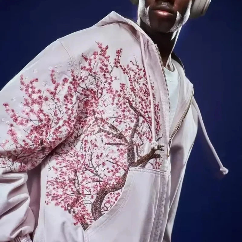 Sakura Y2K Hooded Jacket
