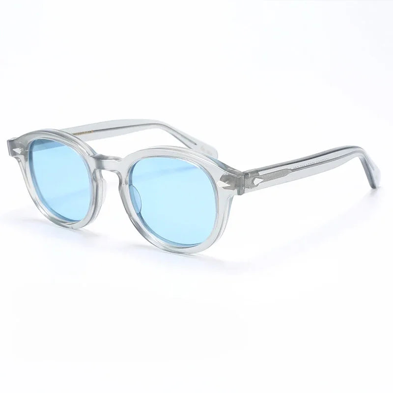 Johnny Depp Polarized Sunglasses Men Sun Glasses Woman Luxury Brand Vintage Acetate Frame Goggles