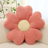 Five-Petal Flower Throw Cushion | Macaron Colors