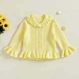 Classic Baby Girl V-Neck Knit Cardigan