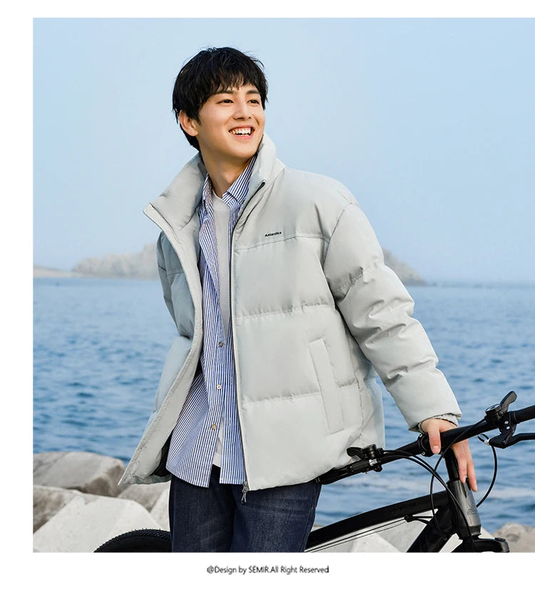 Semir Unisex Stand-Collar Puffer Down Jacket