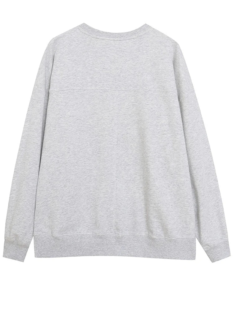 Women's Embroidered Crewneck Sweatshirt