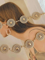 Women’s Steampunk Hollow-Out Circle Waist Chain