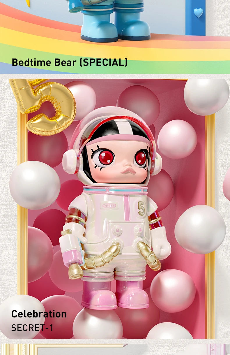POP MART MEGA SPACE MOLLY 100% Series 4 Blind Box Guess Bag Mystery Box Toys Doll Cute Figure Desktop Ornaments