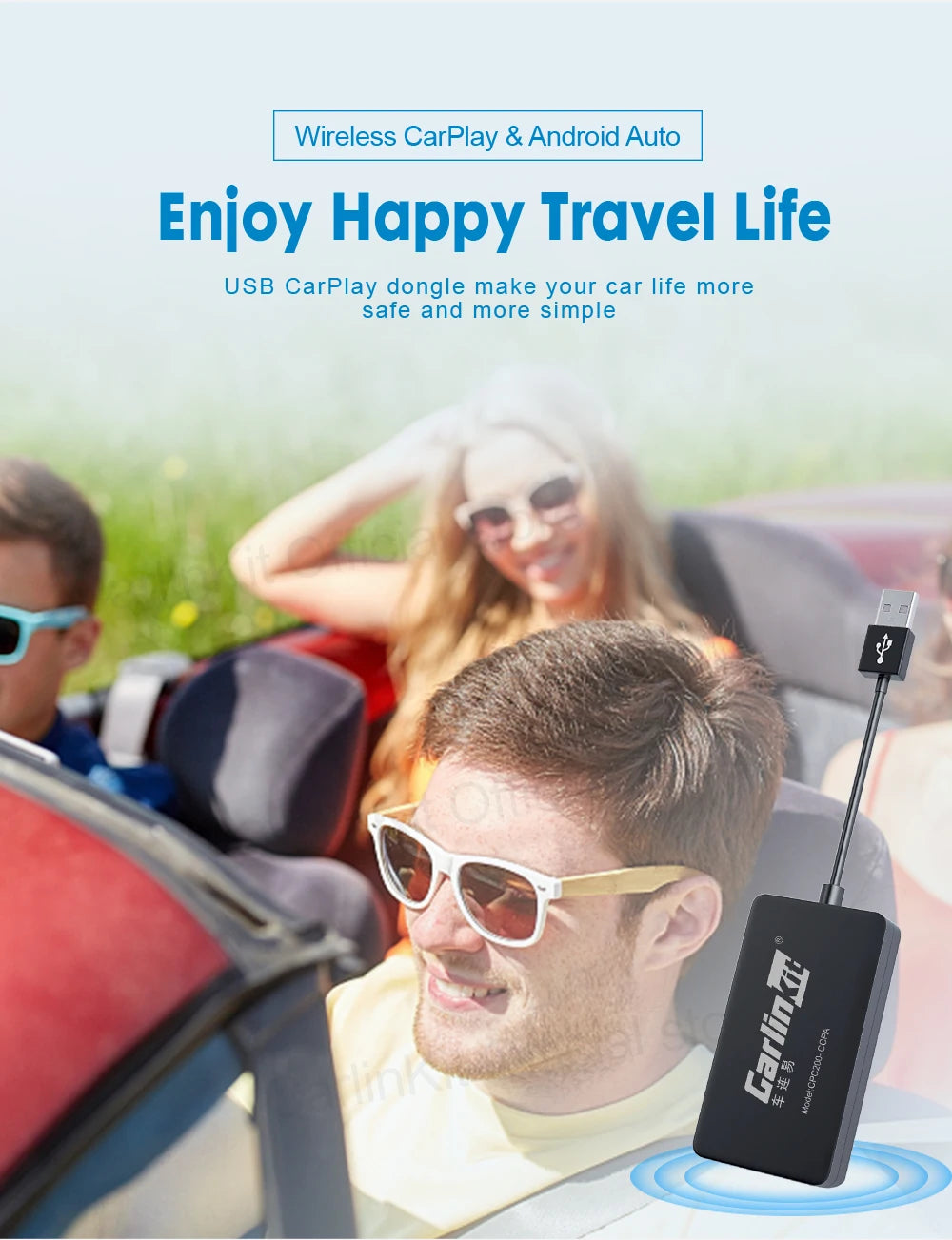 CarlinKit Wireless CarPlay & Android Auto Adapter