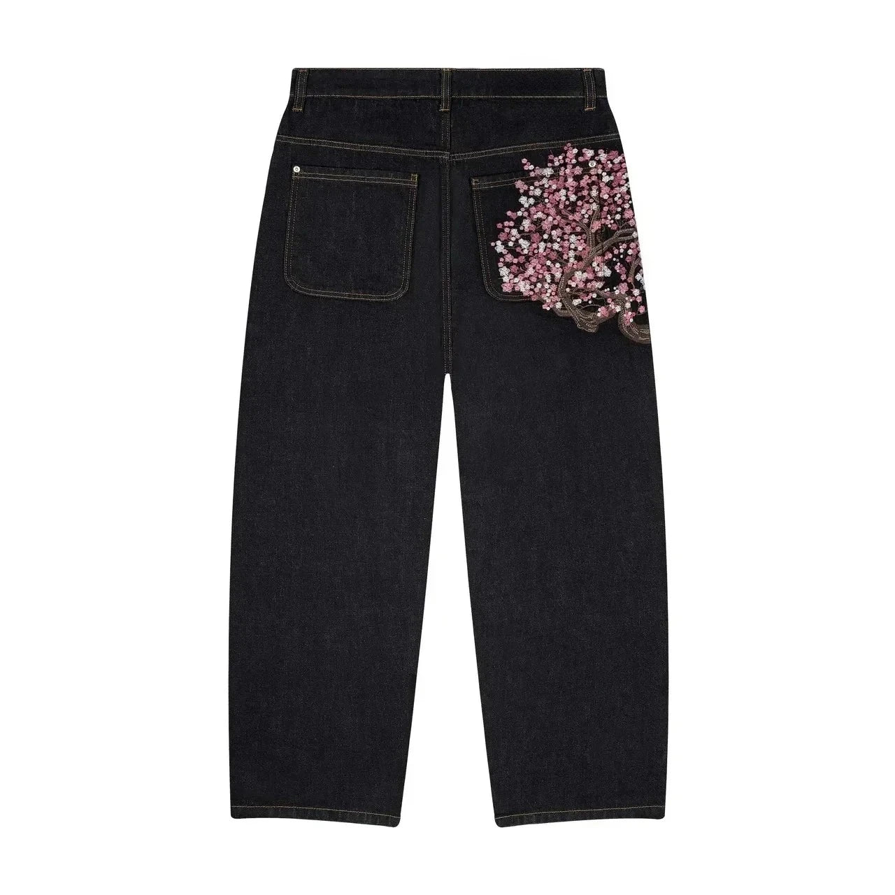 Dragon Embroidery Y2K Baggy Jeans