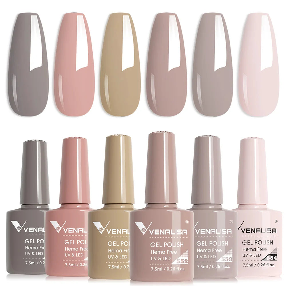 Venalisa TPO/HEMA-Free 6pc Gel Polish Kit 7.5ml
