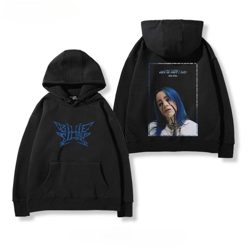 Billie Eilish Print Unisex Pullover Hoodie