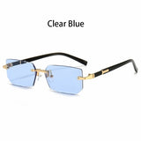 36PCS Rimless Sunglasses – Rectangle Gradient Lens