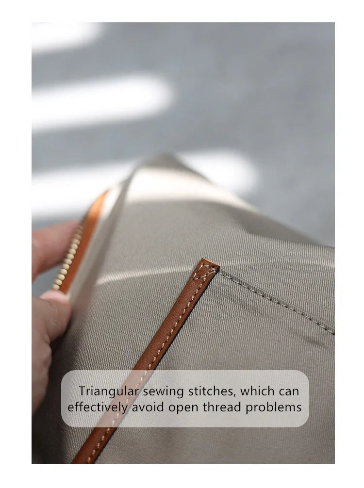 New Arrival Underarm Bag Women Genuine Leather Crossbody Bag Fashion Female Nylon Handbag Luxury Messenger Purses