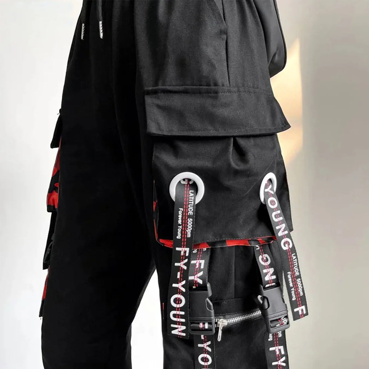 Women's High-Waist Cargo Jogger Pants