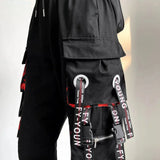 Women's High-Waist Cargo Jogger Pants