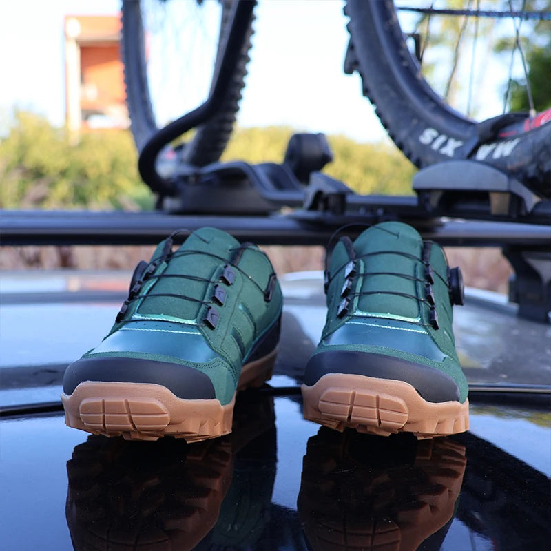 QQ-TB181 Cycling Shoes for Men, MTB Shoes, High Quality, Hiking, Gravel, Road Bicycle Sneakers for Men, Tennis Shoes, Size 39-50