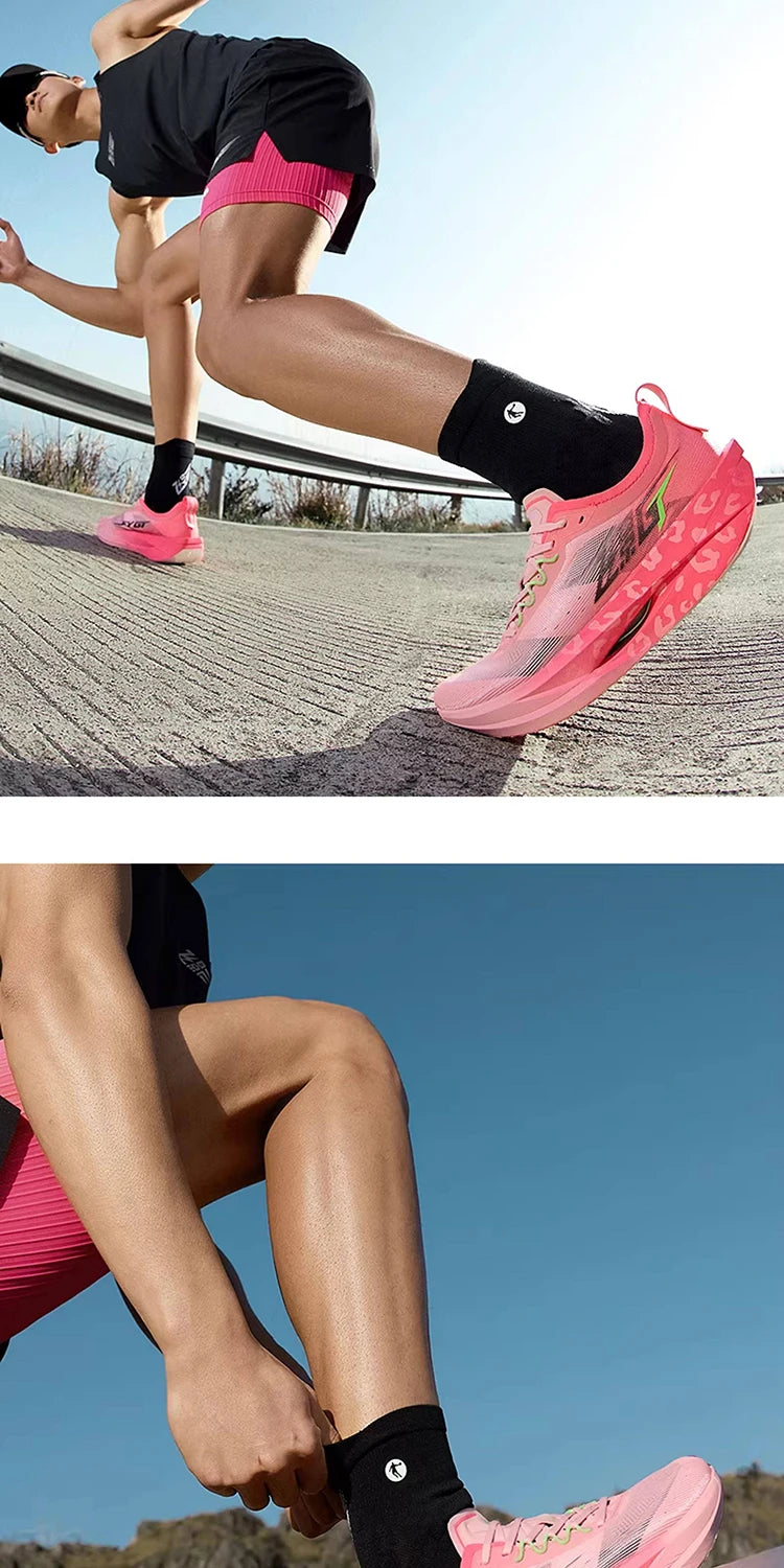 QIAODAN Feiying GT 2026 Men's Carbon Plate Marathon Racing Running Shoes Lightweight Breathable Athletic Sneakers QDB023262260