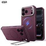 ESR Magnetic iPhone Case with Adjustable Stash Stand
