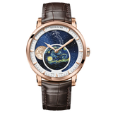 AGELOCER Astronomer Van Gogh Moon Phase Men's Watch