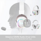 Redragon H510 Zeus-X RGB Wired Backlit Gaming Headset 7.1 Surround Sound Multi Platforms Headphone