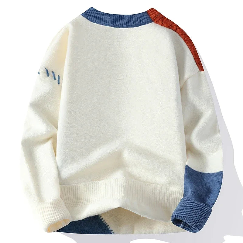 High Street Patchwork Pullover