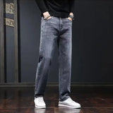 Men's Relaxed Straight-Leg Stretch Jeans | Multi-Color