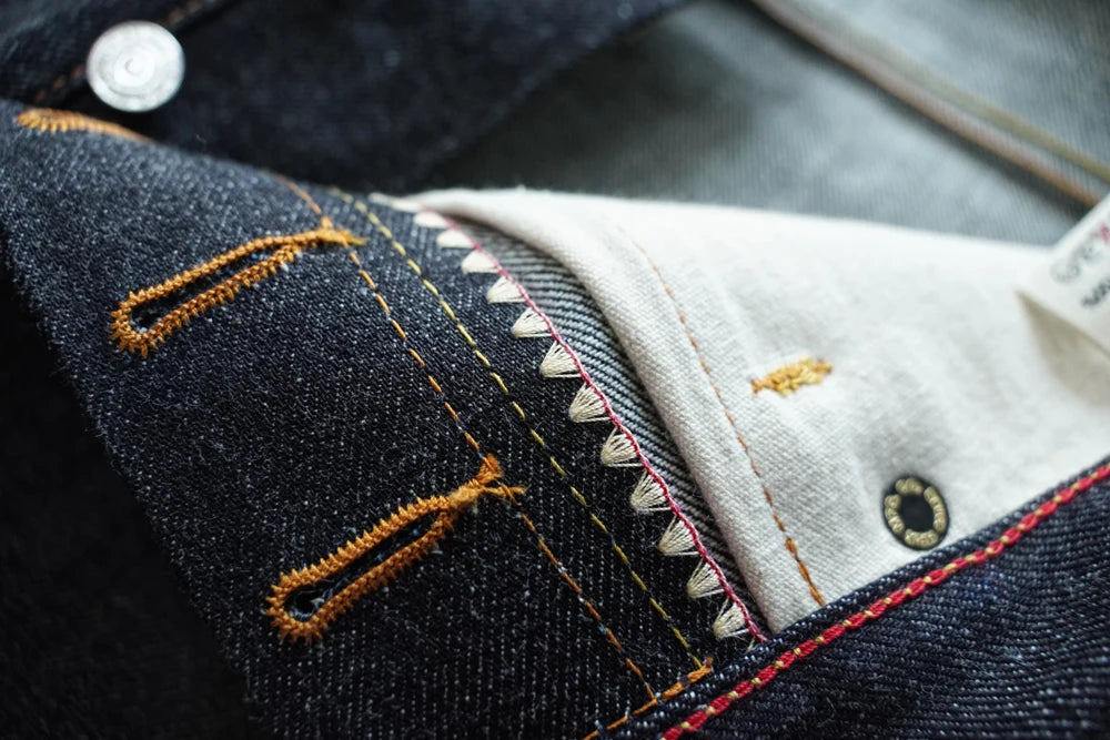 Sauce Origin 1A915-AG Men's Selvedge Denim Jeans | 15 oz Taper Fit
