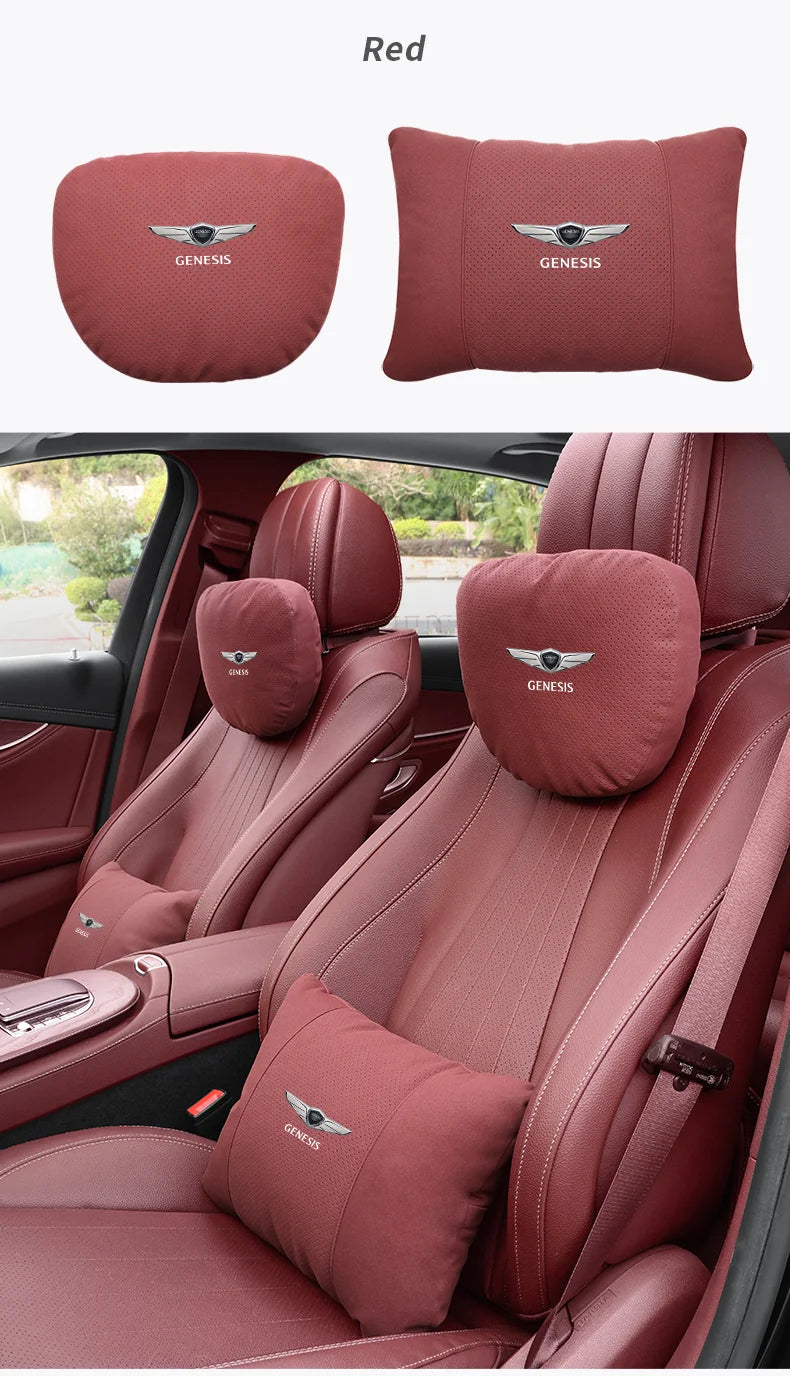 Hyundai Genesis Neck Pillow & Lumbar Cushion Set