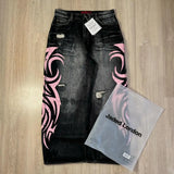 Y2K Vintage Pink Baggy Jeans
