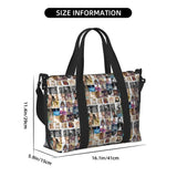 Custom The Eras Tour 1989 Taylor's Swift's American Pop Singer Tote Bag Women Large Capacity Beach Gym Travel Bags
