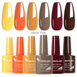 Venalisa HEMA-Free Gel Polish Kit – Autumn Color Collection