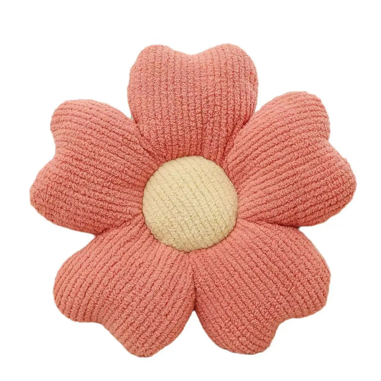 Five-Petal Flower Throw Cushion | Macaron Colors