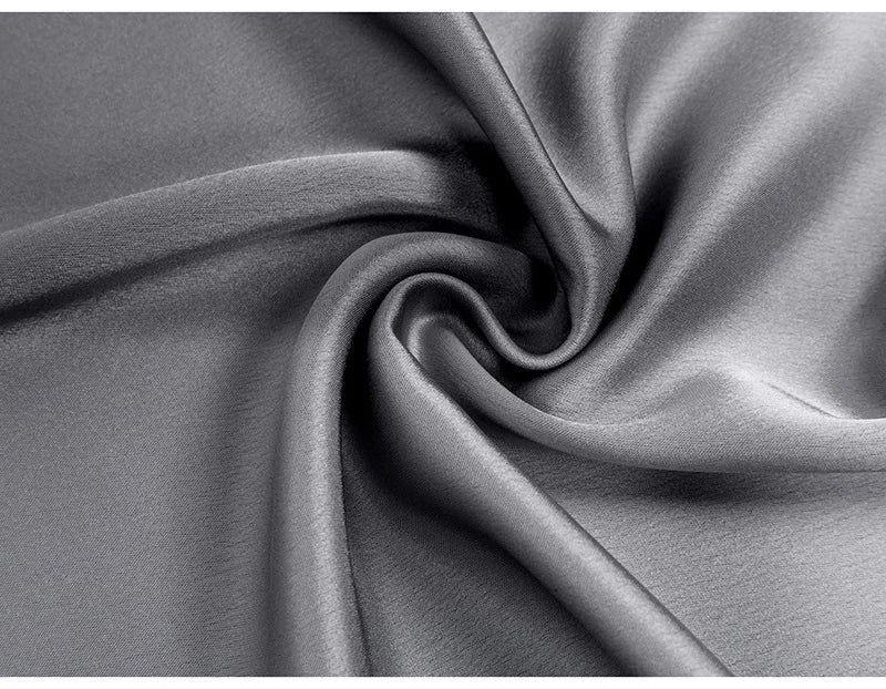 Women's Satin Maxi Skirt – Elegant Ankle-Length