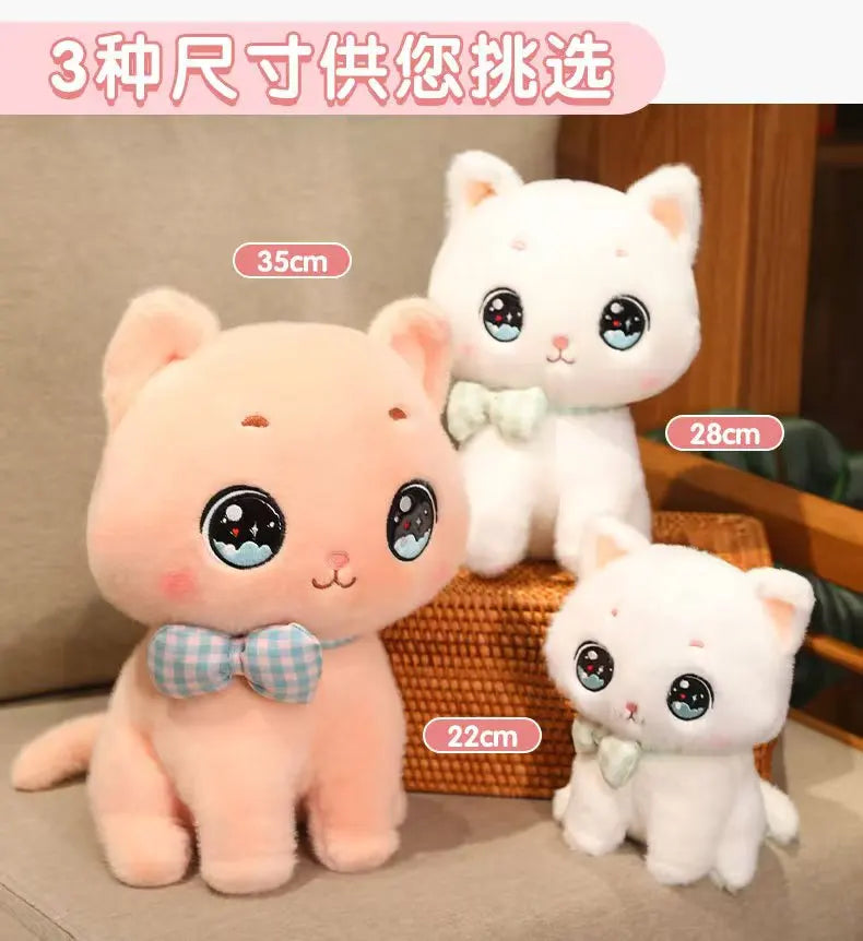 Adorable Bow-Tie Kitty Plush