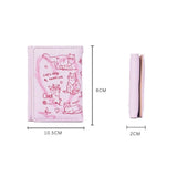 New Women Wallets Female Leather Purses Card Holders Graffiti Cat Portable Coin Purse Large Capacity Money Bag