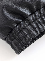 Women’s Black Moto Faux Leather Jacket