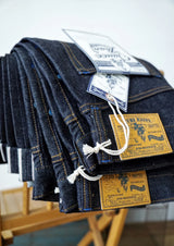 Sauce Zhan SZ6601-10OZ Men Jeans Selvedge Sanforized Denim Jeans Summer Indigo Jeans for Man Regular Fit Straight Leg 10 Oz