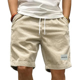 Men's Cotton Cargo Shorts with Elastic Waist