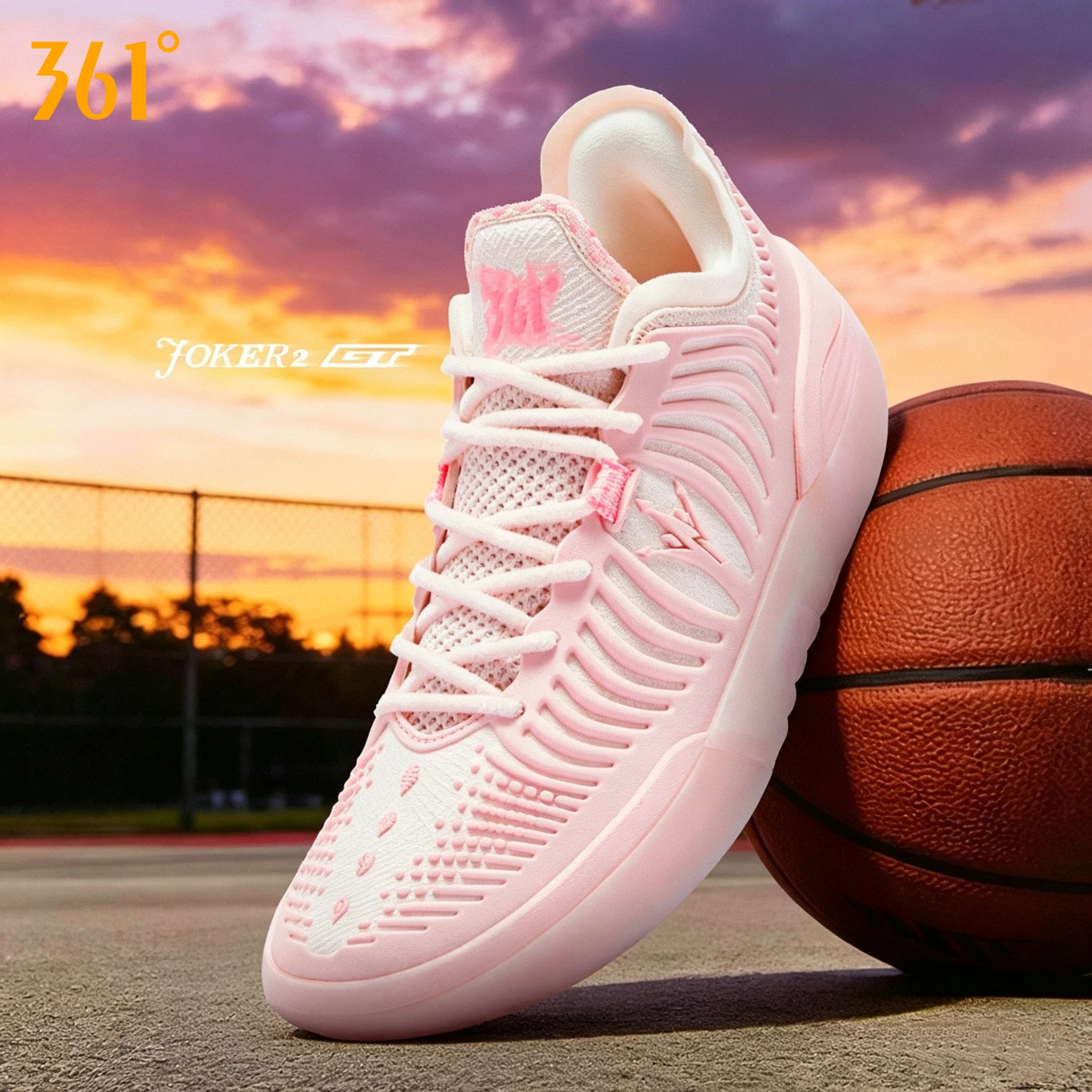 361 Degrees Joker 2.0 GT Basketball Shoes Men New Stable Comfort Breathable Shock-Absorbing Durable Male Sneakers 672621112