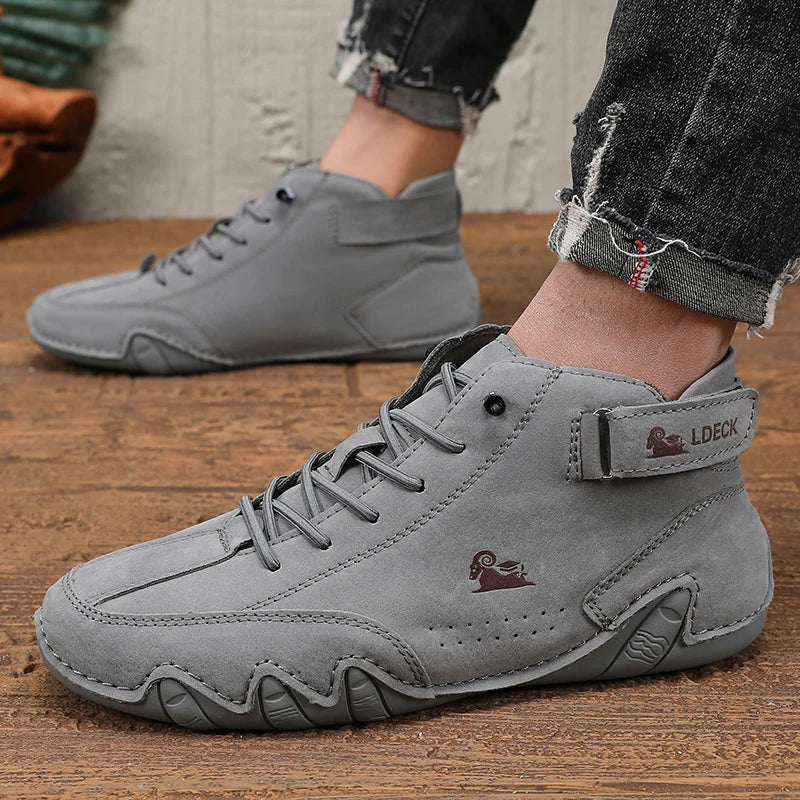 Men's Slip-On Casual Shoes with Rubber Sole