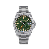 Sugess Men Watch GMT Automatic NH34 Movement 100M Waterproof Mechanical Wristwatches Dome Sapphire Crystal Limited Bracelet S463