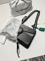 Crocodile Pattern Dionysus Underarm Bag