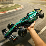Designer Technical Car Blocks Green Speed Vechiel Sport Racing Hypercar Creative Model Building Bricks Toys DIY Gifts