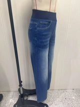 Women's Y2K Baggy Stretch Jeans – High Waist Loose Fit