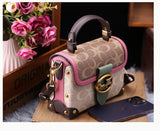 Carriage Emblem Crossbody Box Bag