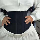 Women’s USA-Made Waist Trainer Belt - Zipper & Hook Slimming Shapewear